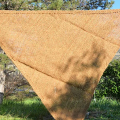 Shade sail triangle 3x3x3 meter