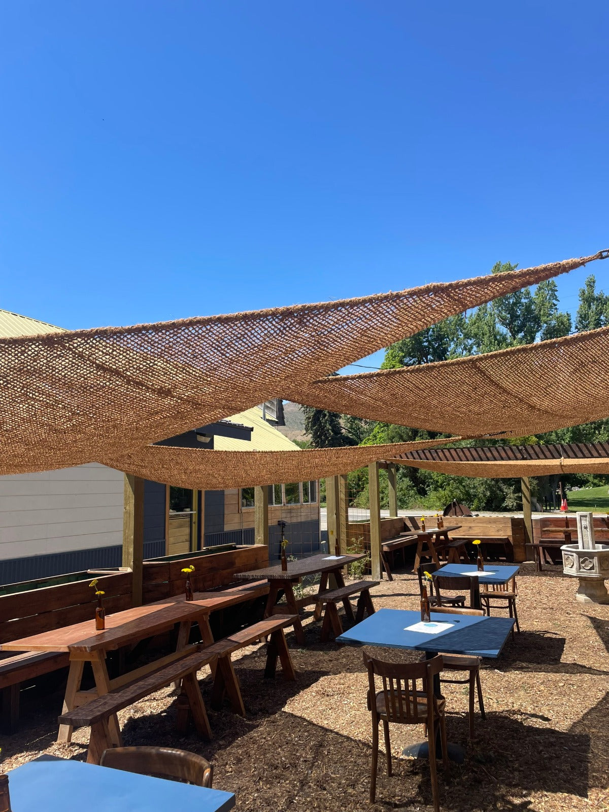 Schaduwdoek driehoek 3x3x3 meter