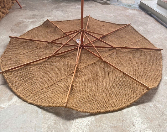 Coconut Fiber Parasol Replacement Sail - 300 cm - for existing frame with 8 ribs